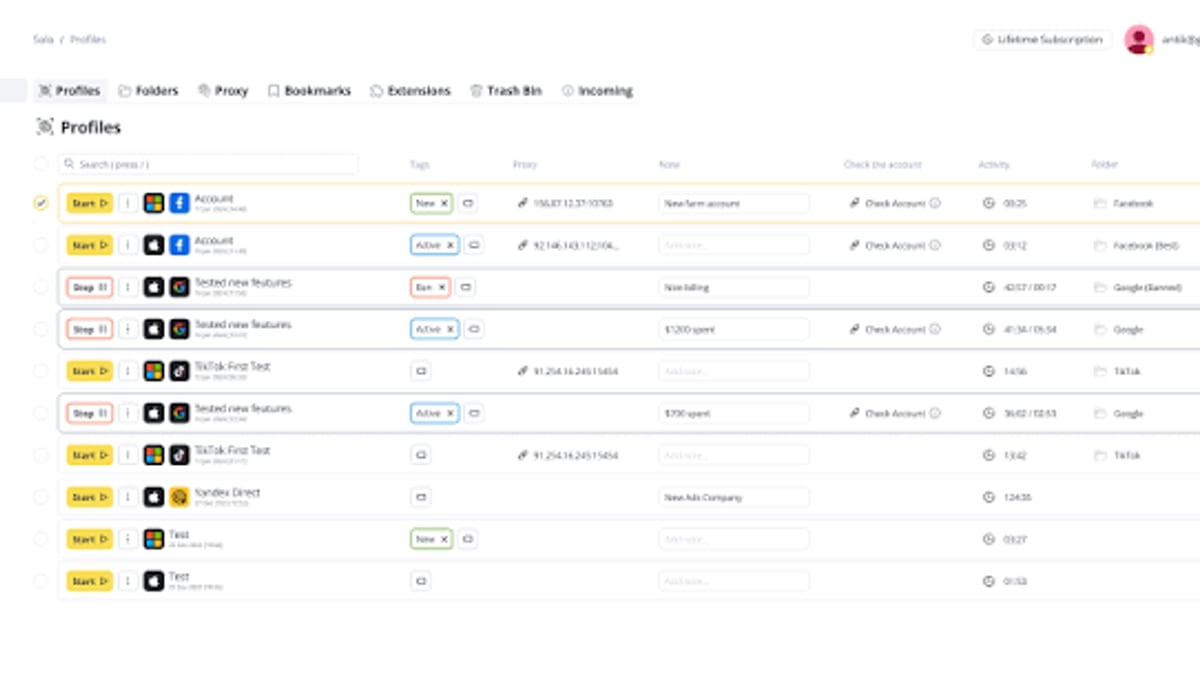 Antik Browser Review 2025: Features, Pricing & Multi-Account Use - feature overview